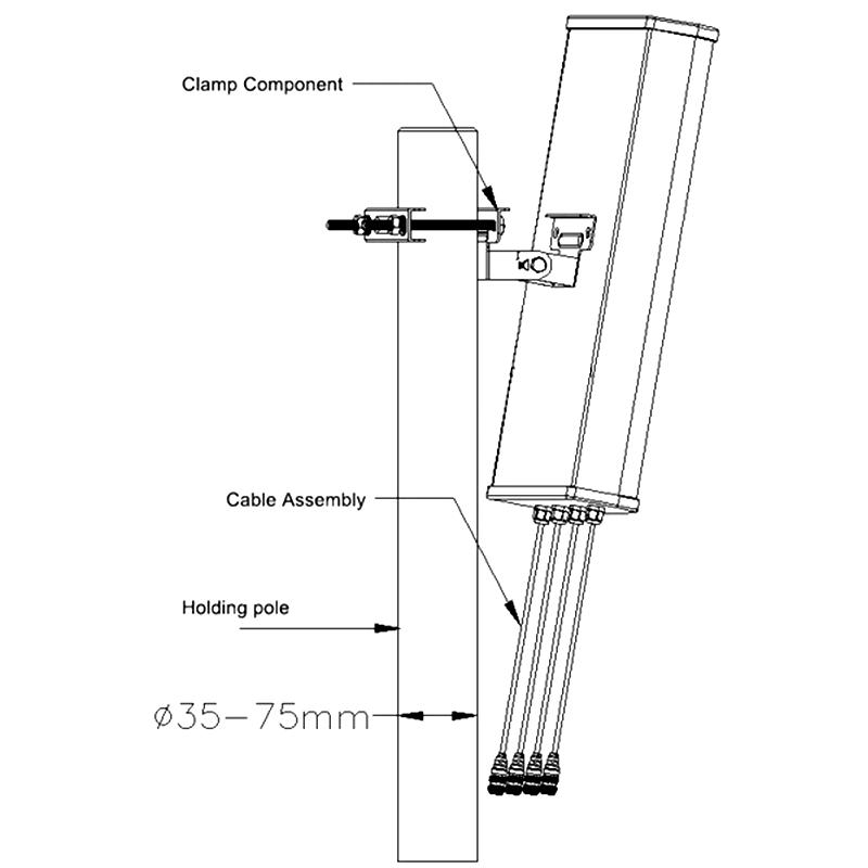 MIMO Panel Antenna 4-Port