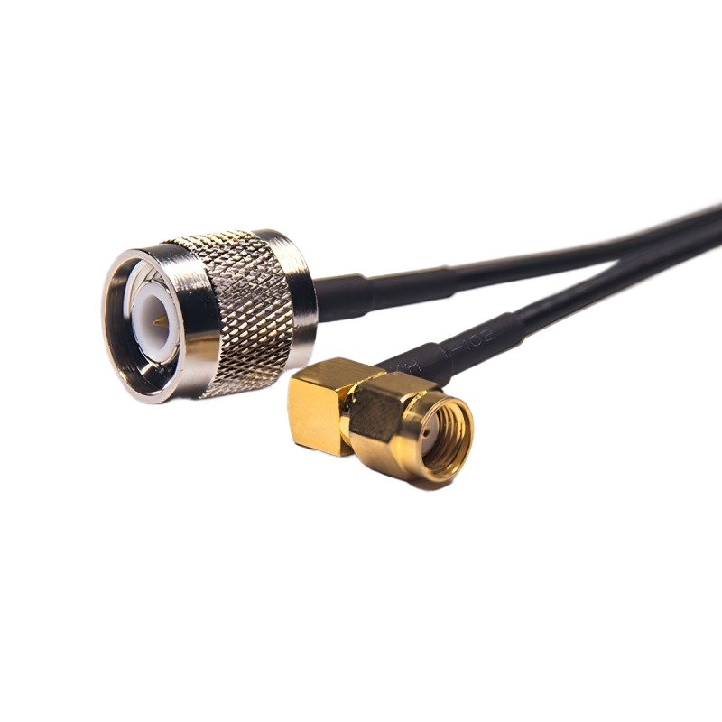 Straight TNC Male to RP SMA Male RG174 Cable Assembly