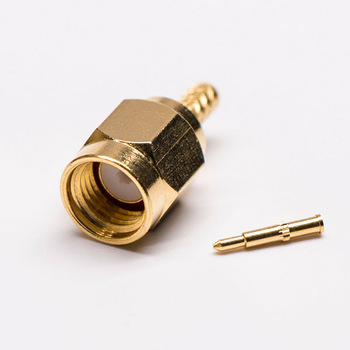 Straight Crimp SMA Male Connector